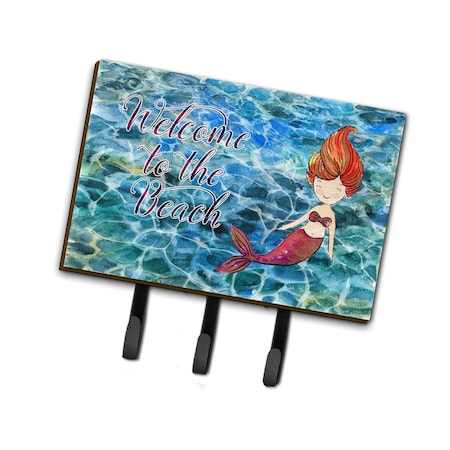 Carolines Treasures Mermaid Water Welcome Leash or Key Holder BB8521TH68